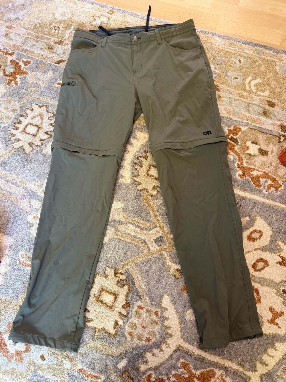 Outdoor Research Women's Ferrosi Convert Convertible Hiking Pants - Green Size 1